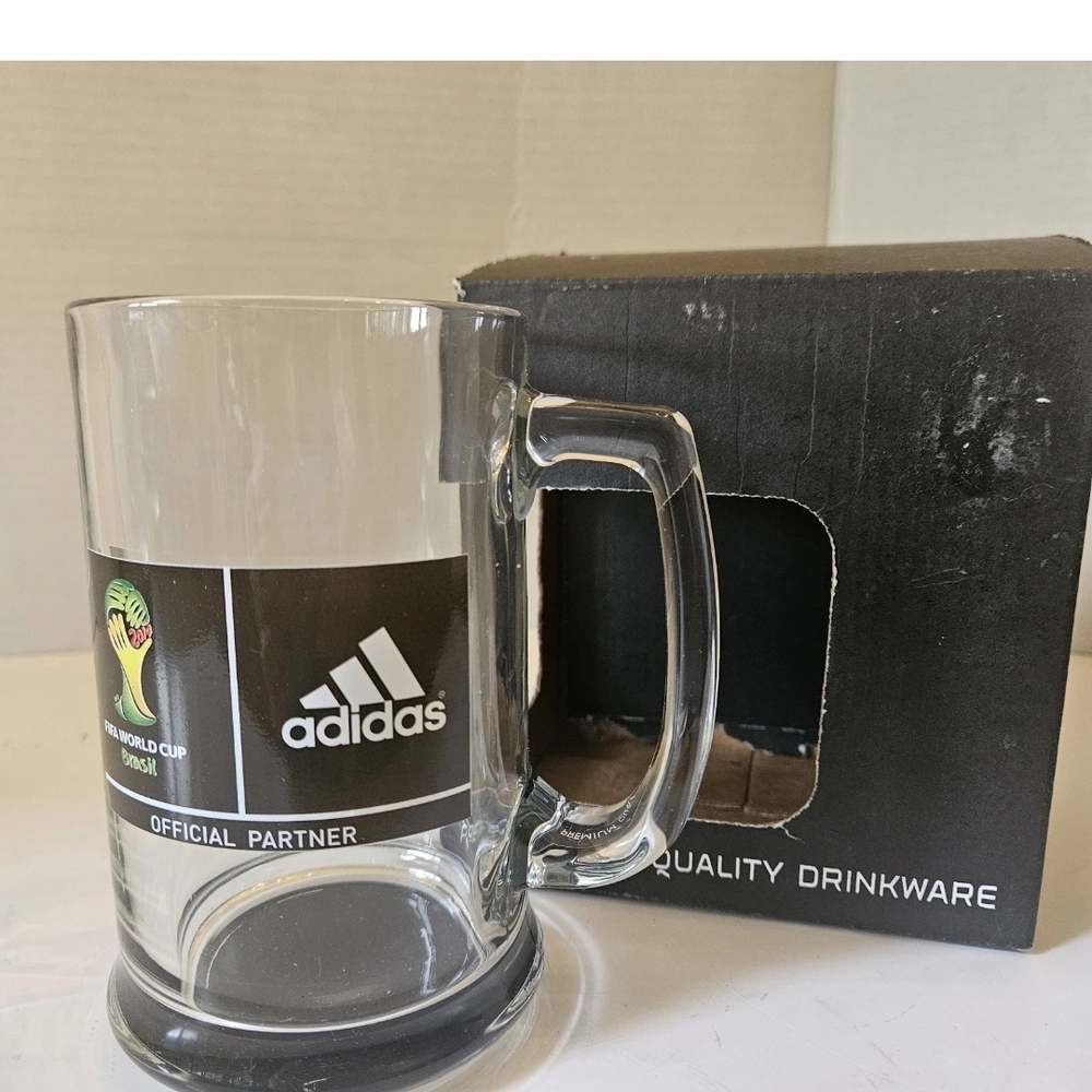 FIFA World Cup Brasil 2014 Official Partner Adidas Glass Mug